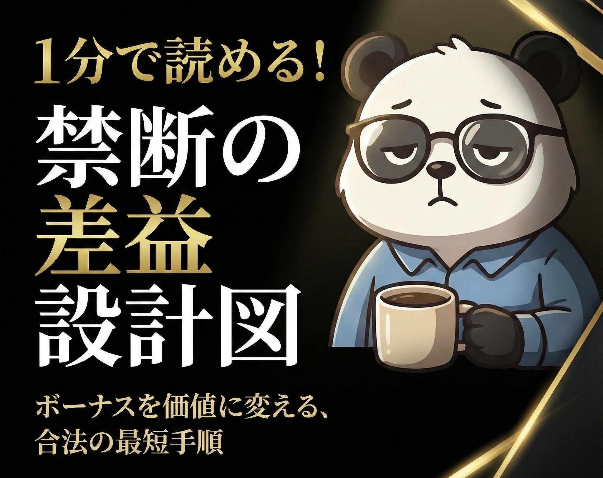 禁断の差益設計図